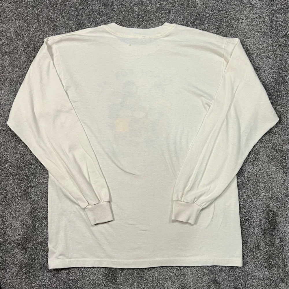 Vintage teacher shirt womens large white long sleeve fruit of the‎ loom school - Picture 3 of 9